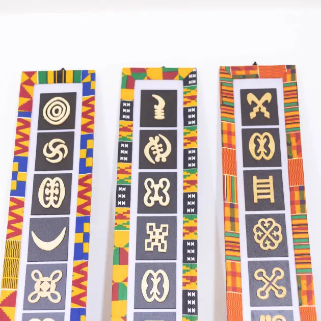 Adinkra Symbol Wooden Wall Panels