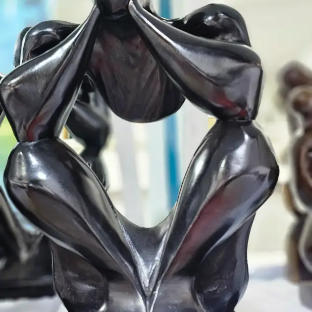 Premium Hand-Carved Ebony Sculpture