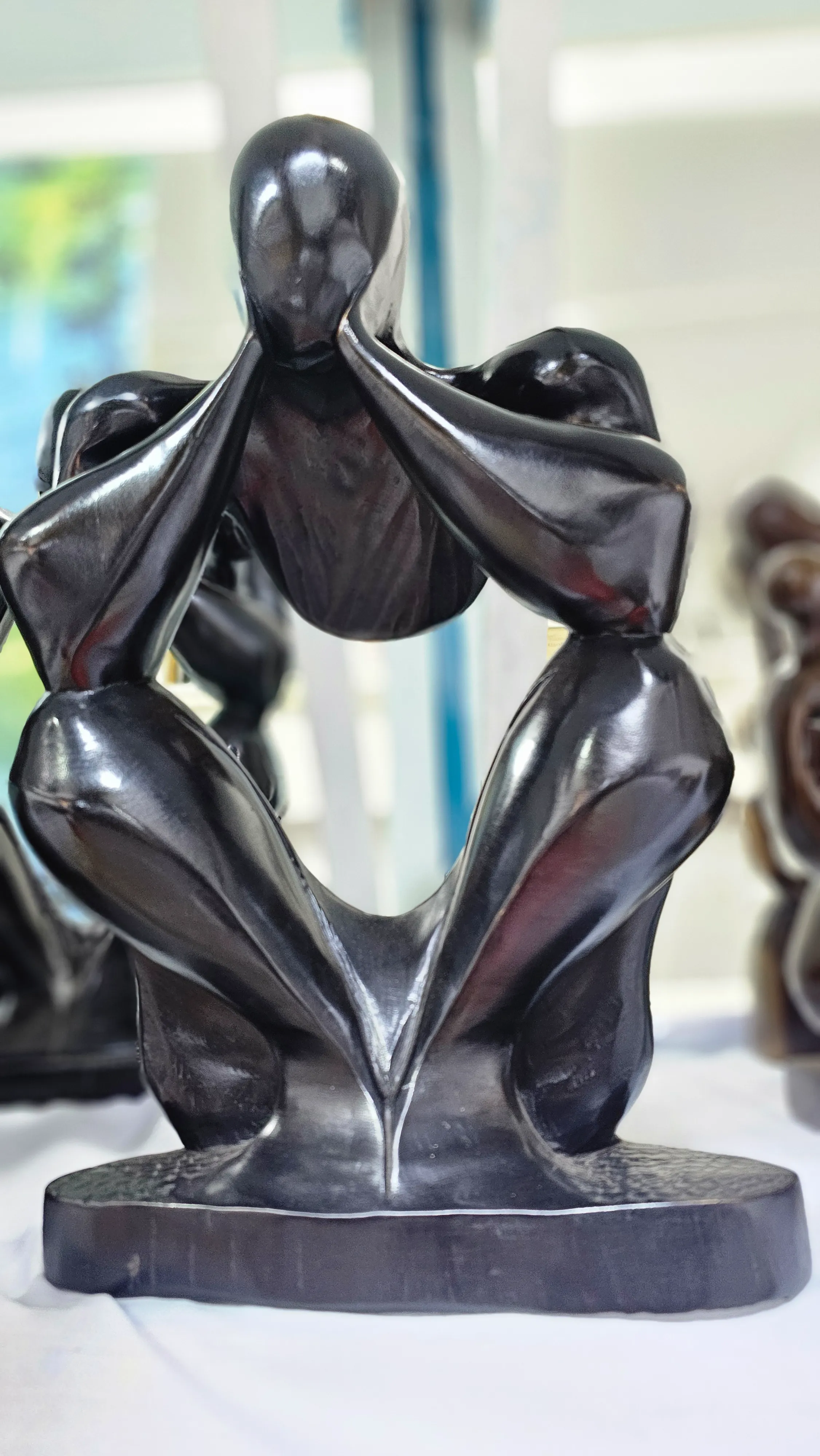 Premium Hand-Carved Ebony Sculpture