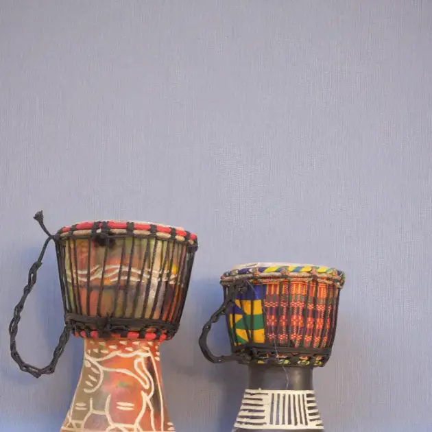 Authentic African Djembe Drum Set