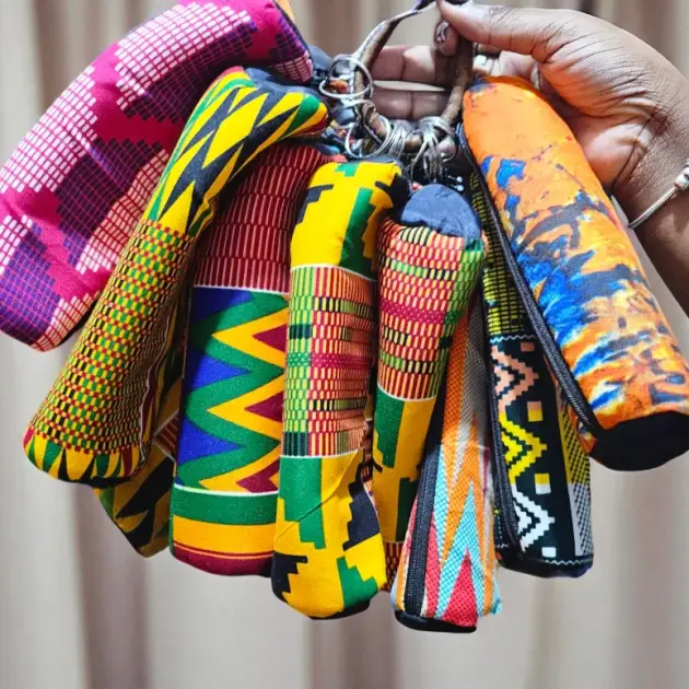 African Print Coin Pouch