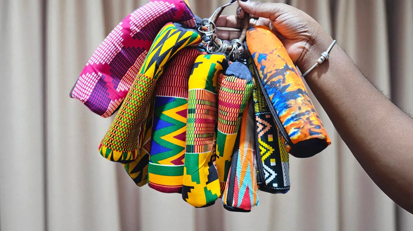 African Print Coin Pouch